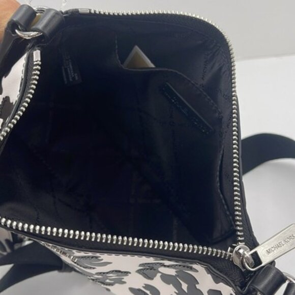 MICHAEL KORS Jet Set Small Sequined Floral Print Crossbody Bag NWT - Picture 3 of 4